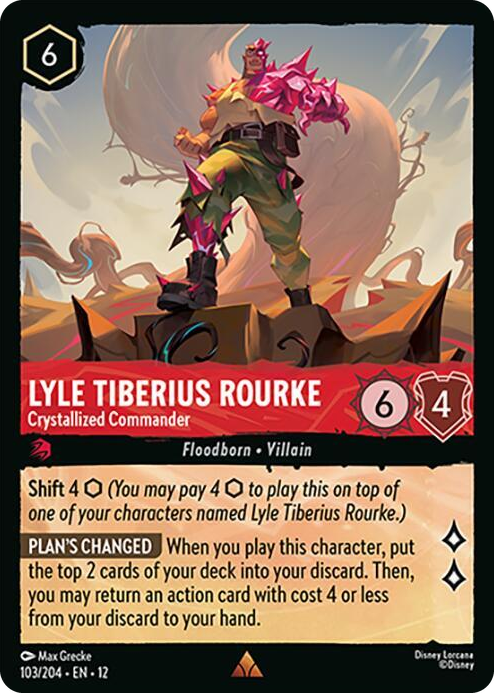 0103 Lyle Tiberius Rourke - Crystallized Commander Rare Wilds Unknown