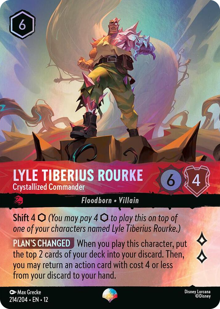 0214 Lyle Tiberius Rourke - Crystallized Commander (Epic) Epic Wilds Unknown