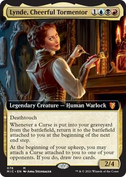 0076 Lynde, Cheerful Tormentor (Extended Art) M Commander: Innistrad: Midnight Hunt