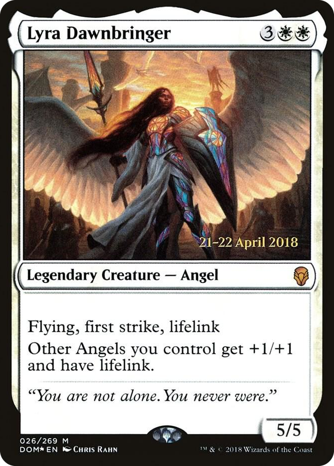 0026 Lyra Dawnbringer M Prerelease Cards