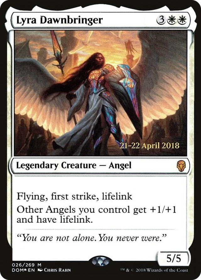 0026 Lyra Dawnbringer M Prerelease Cards