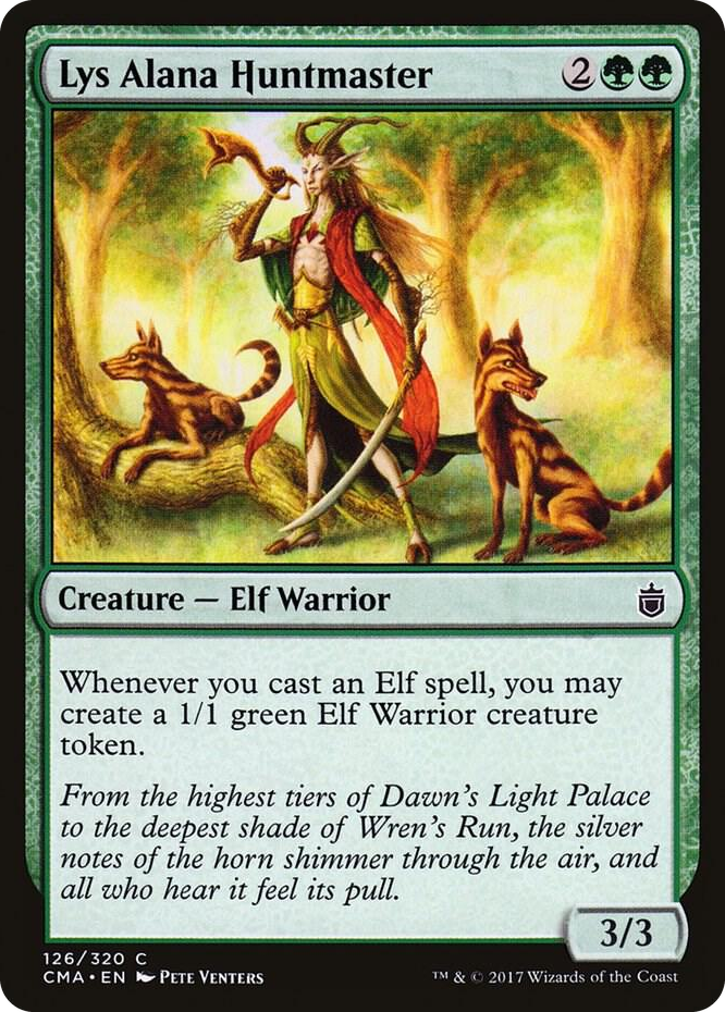 Lys Alana Huntmaster #126 C - Commander Anthology Pokemon card