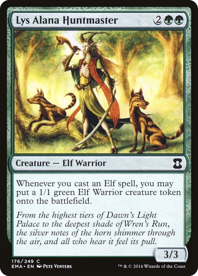 Lys Alana Huntmaster #176 C - Eternal Masters Pokemon card