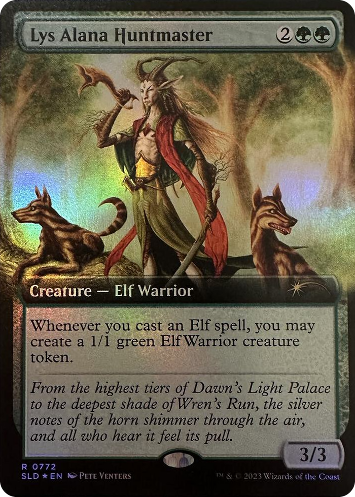 Lys Alana Huntmaster (Extended Art) #772 R - Secret Lair Drop Series Pokemon card