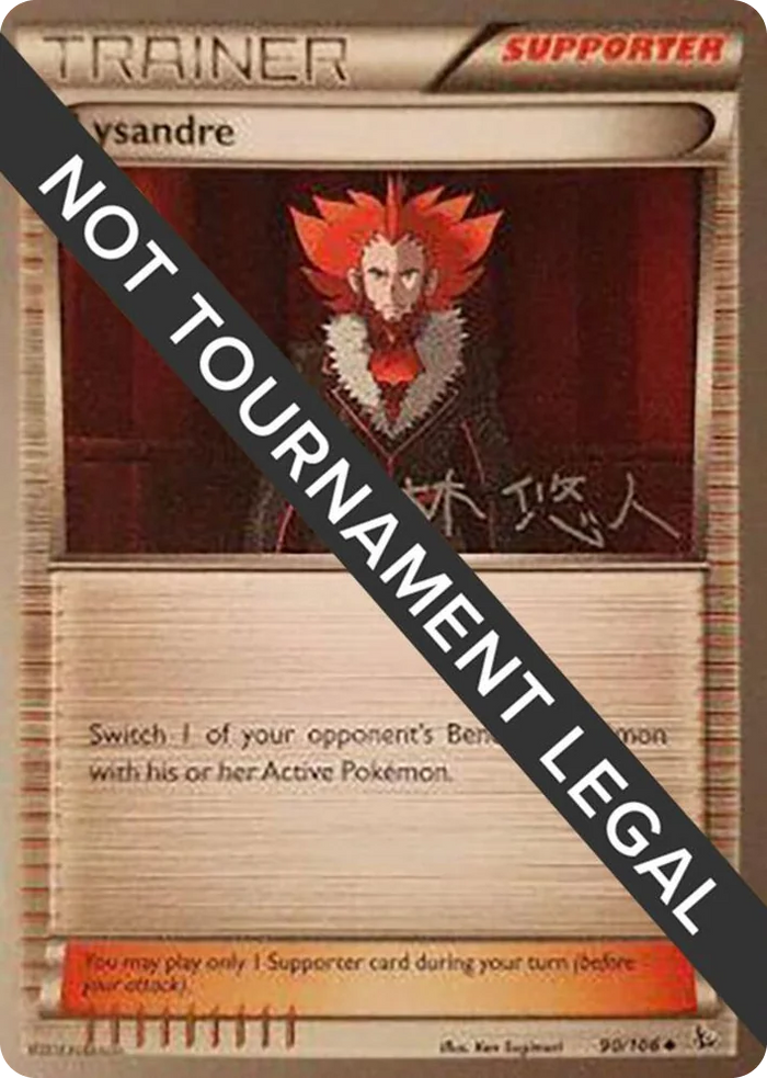 0090 Lysandre - 2014 (Haruto Kobayashi) Uncommon World Championship Decks