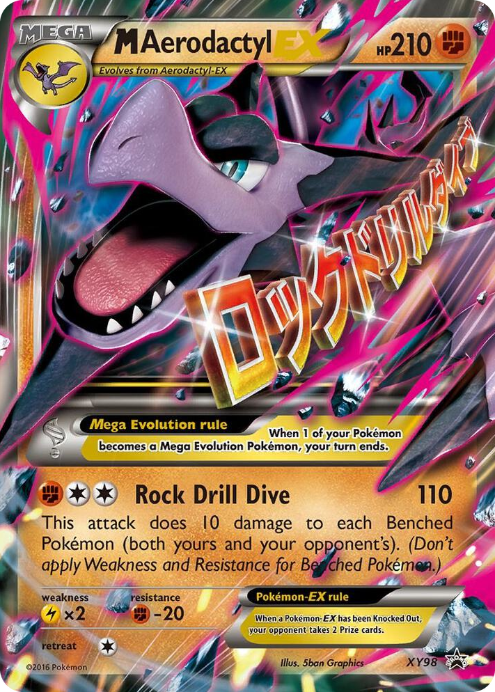 XY098 M Aerodactyl EX Promo XY Promos
