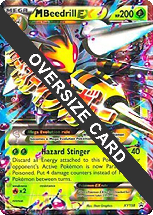 XY158 M Beedrill EX - XY158 Promo Jumbo Cards