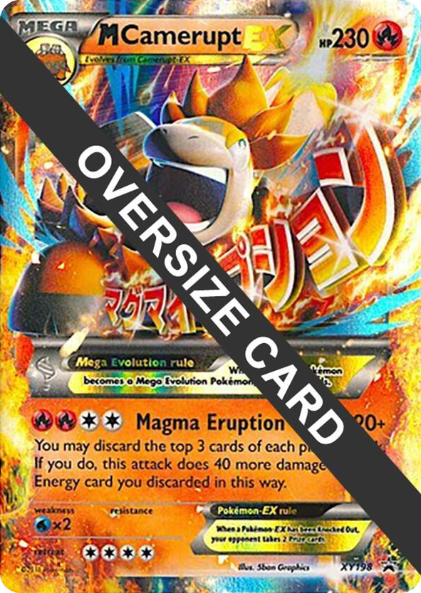XY198 M Camerupt EX - XY198 Promo Jumbo Cards