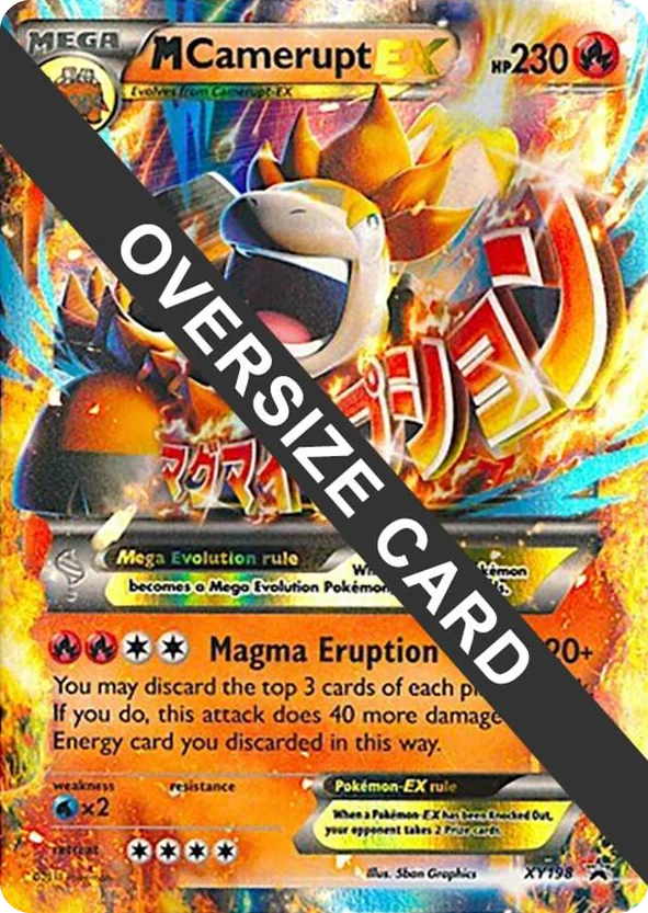 XY198 M Camerupt EX - XY198 Promo Jumbo Cards