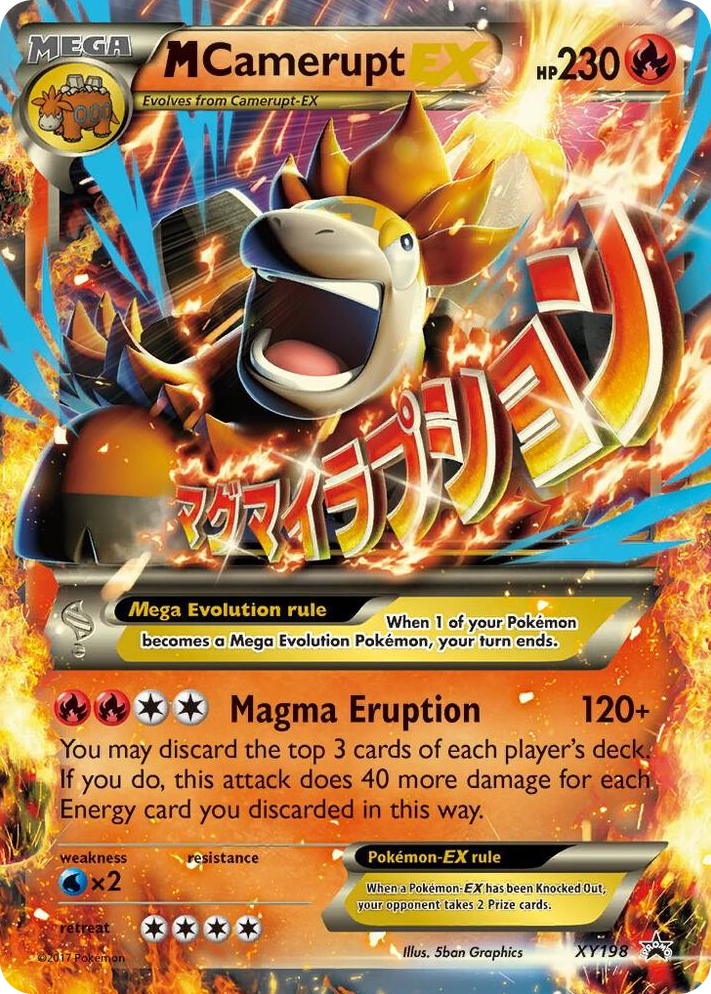 XY198 M Camerupt EX - XY198 Promo XY Promos