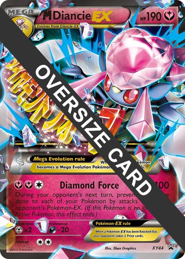 XY044 M Diancie EX - XY44 Promo Jumbo Cards