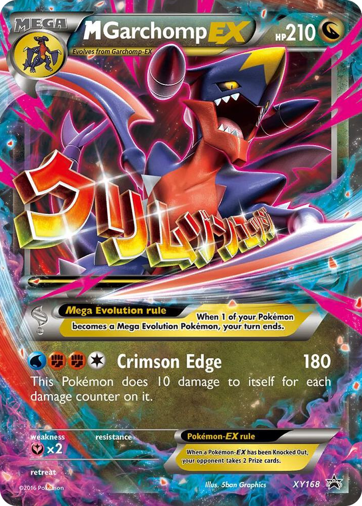 XY168 M Garchomp EX - XY168 Promo XY Promos