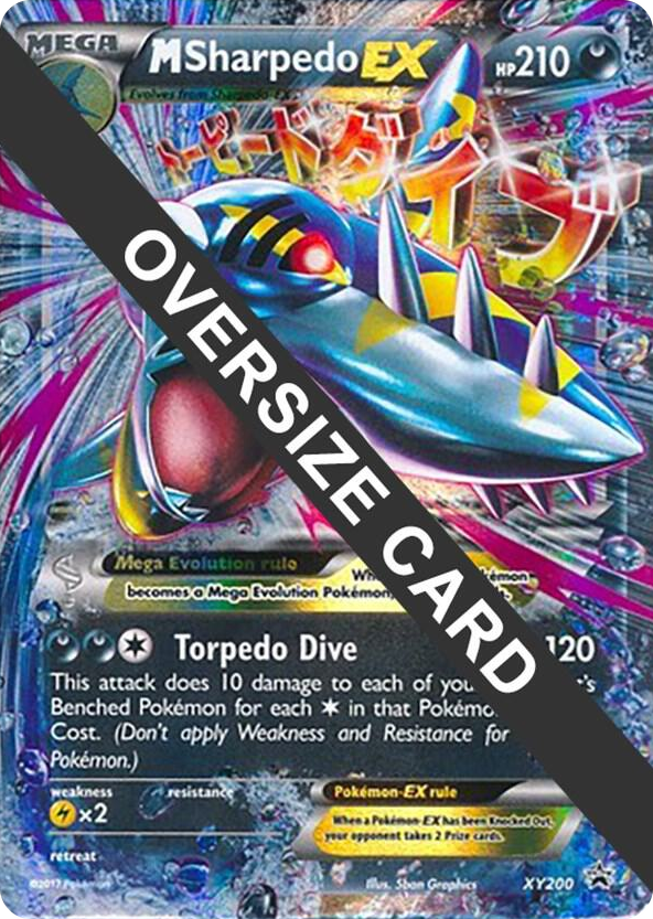 XY200 M Sharpedo EX - XY200 Promo Jumbo Cards