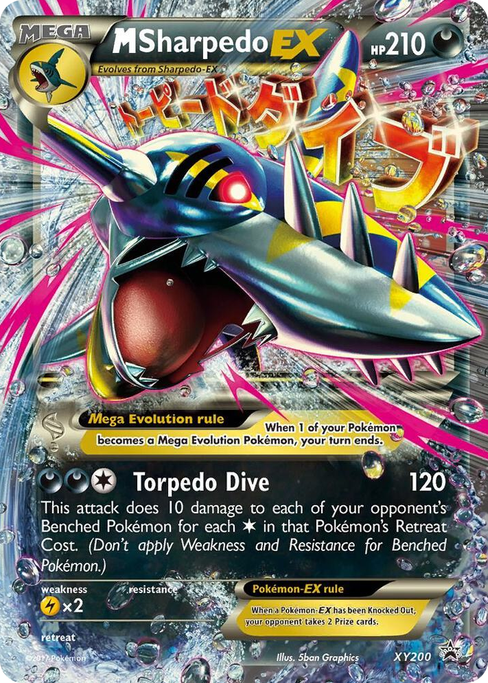 XY200 M Sharpedo EX - XY200 Promo XY Promos