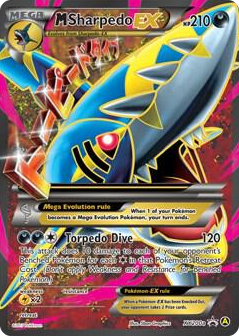 XY200 M Sharpedo EX - XY200a Promo Alternate Art Promos