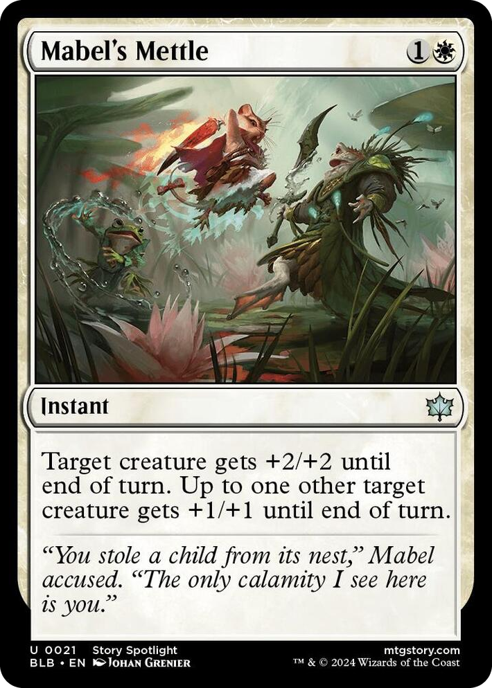 0021 Mabel's Mettle U Bloomburrow