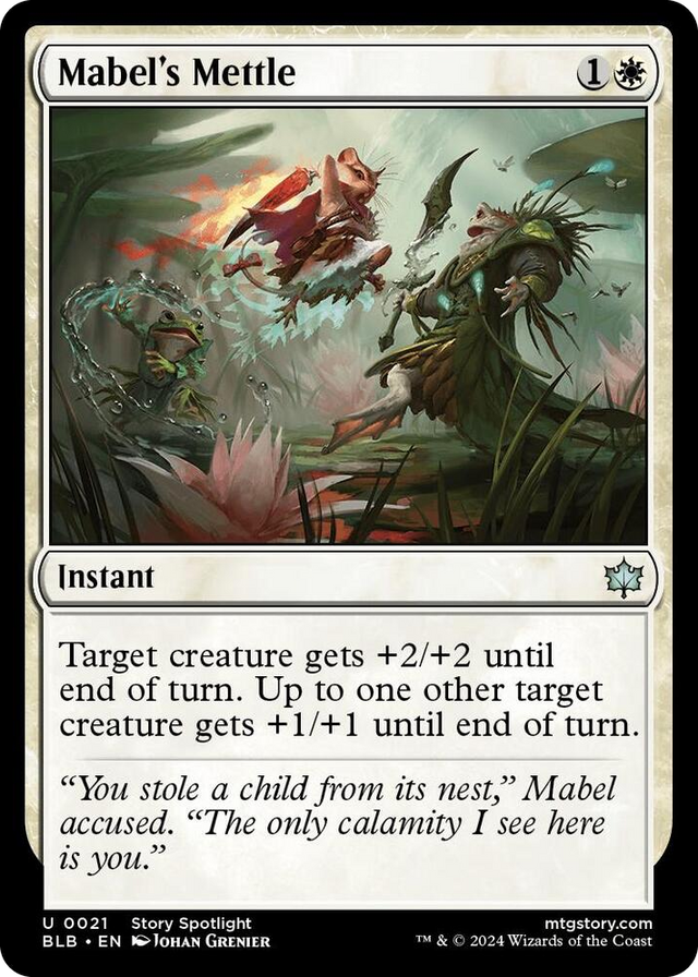 0021 Mabel's Mettle U Bloomburrow
