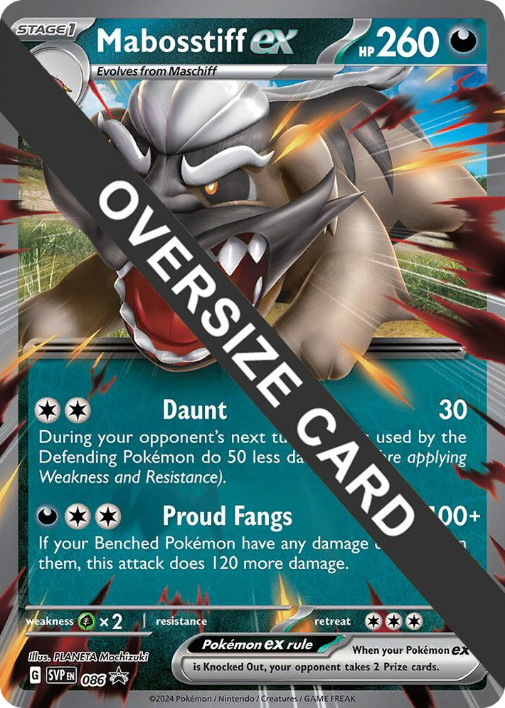 0086 Mabosstiff ex - Jumbo Card Promo Jumbo Cards