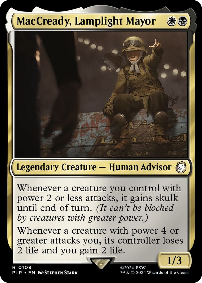 0108 MacCready, Lamplight Mayor R Universes Beyond: Fallout