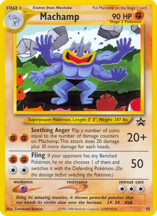 0043 Machamp Promo WoTC Promo