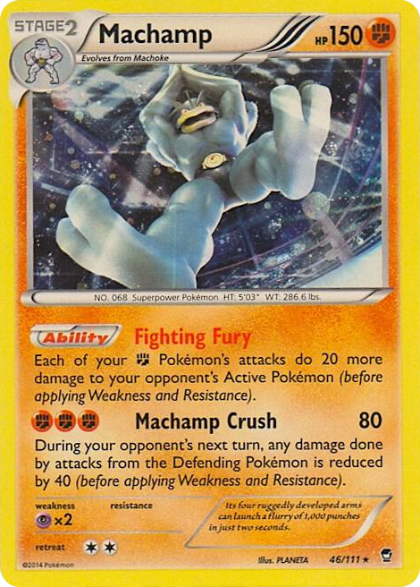 0046 Machamp - 46/111 (Cosmos Holo) Promo Blister Exclusives