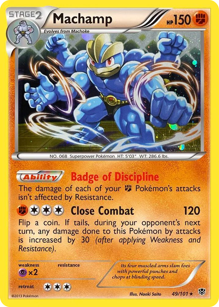 0049 Machamp - 49/101 (Cosmos Holo) Promo Blister Exclusives