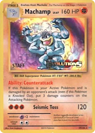 0059 Machamp - 59/108 (Prerelease) [Staff] Promo XY Promos
