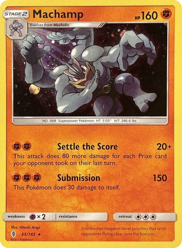 0065 Machamp - 65/145 (Cosmos Holo) Promo Blister Exclusives