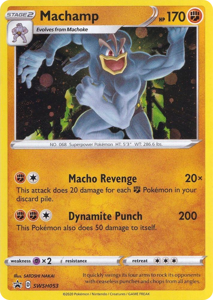 0053 Machamp - SWSH053 Promo Sword & Shield Promo Cards