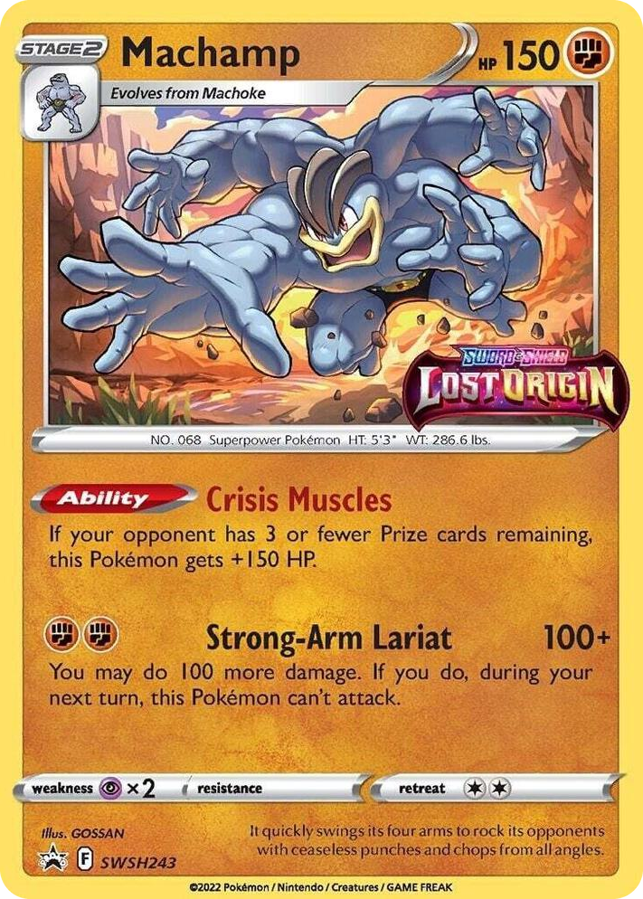 0243 Machamp - SWSH243 (Prerelease) Promo Sword & Shield Promo Cards