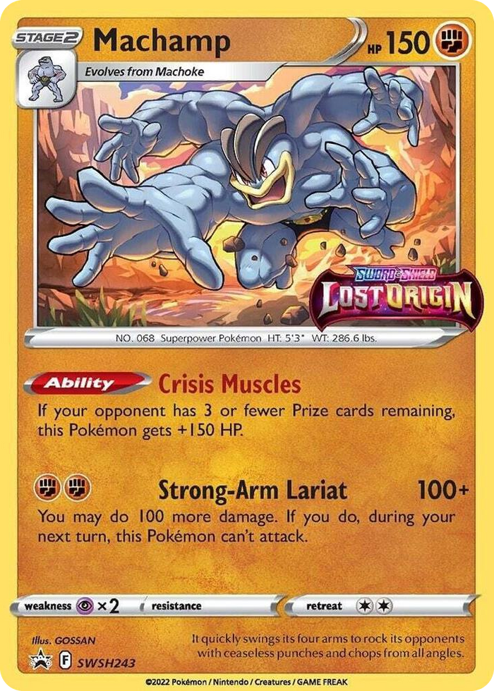0243 Machamp - SWSH243 (Prerelease) Promo Sword & Shield Promo Cards