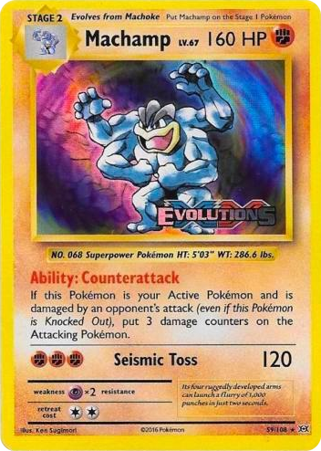 0059 Machamp (XY Evolutions Prerelease) Promo XY Promos