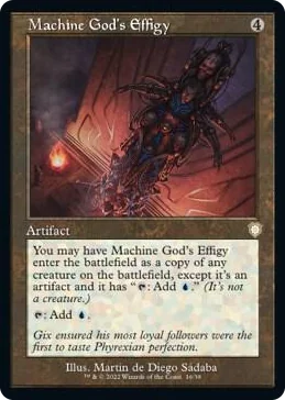 0016 Machine God's Effigy (Retro Frame) R Commander: The Brothers' War