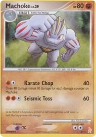 0004 Machoke Common DP Trainer Kit: Manaphy & Lucario