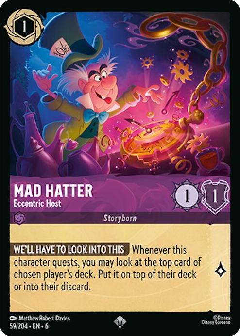 0059 Mad Hatter - Eccentric Host Super Rare Azurite Sea