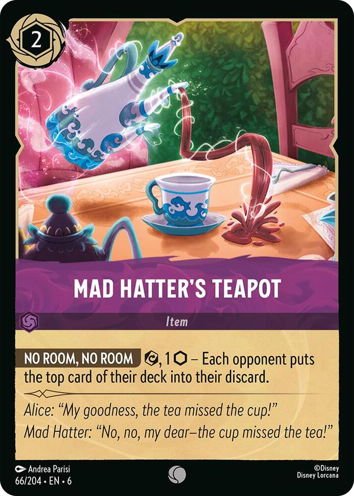 0066 Mad Hatter's Teapot Common Azurite Sea