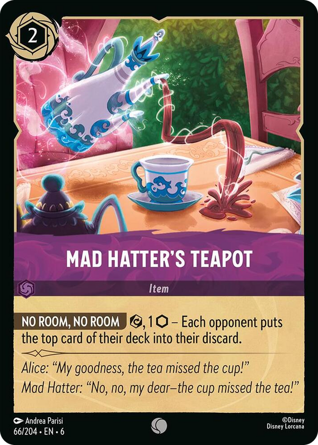 0066 Mad Hatter's Teapot Common Azurite Sea