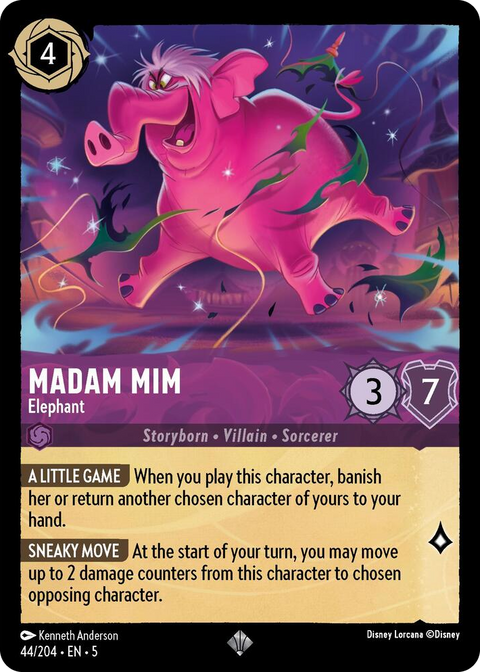 0044 Madam Mim - Elephant Super Rare Shimmering Skies