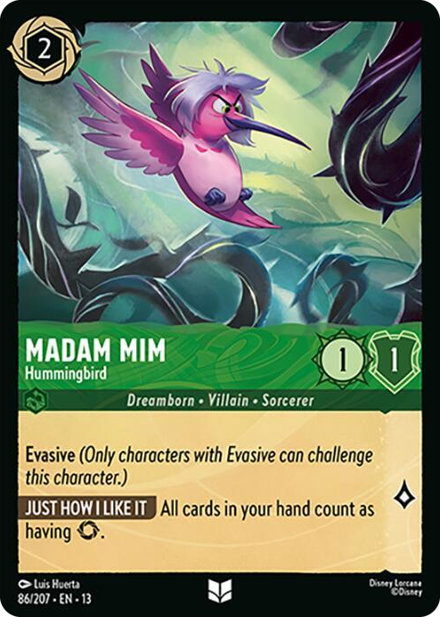 Madam Mim - Hummingbird #86 Uncommon - Attack of the Vine! Pokemon card
