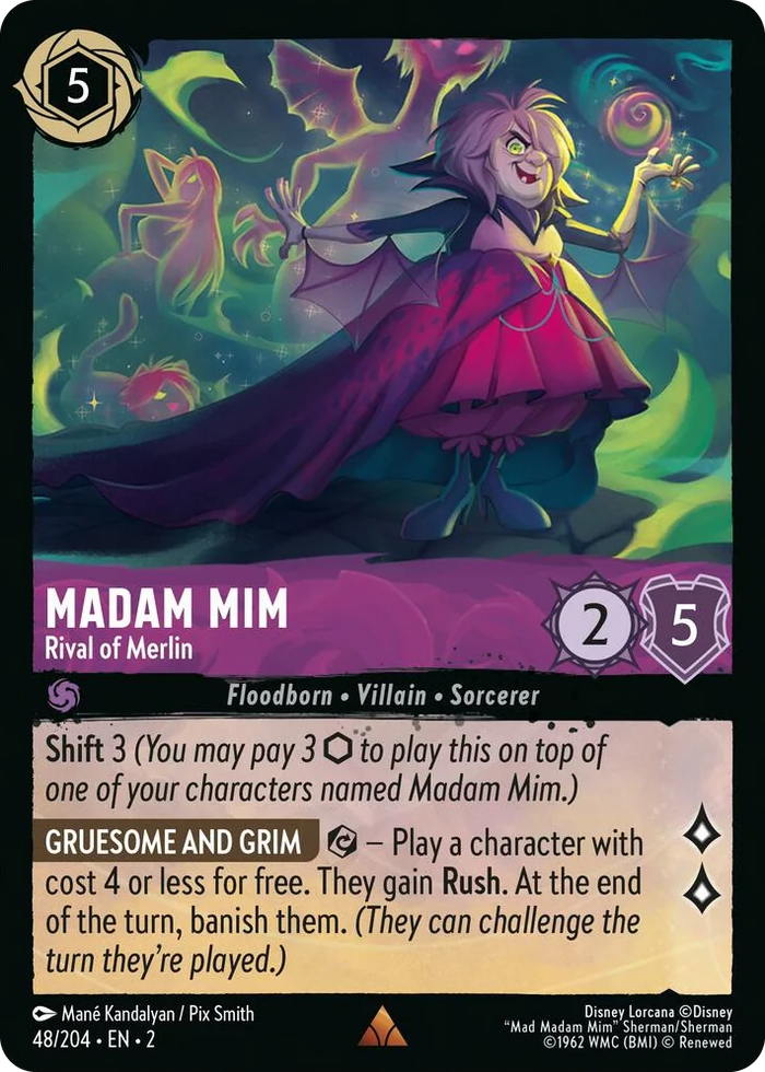 0048 Madam Mim - Rival of Merlin Rare Rise of the Floodborn