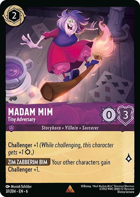 0037 Madam Mim - Tiny Adversary Rare Azurite Sea