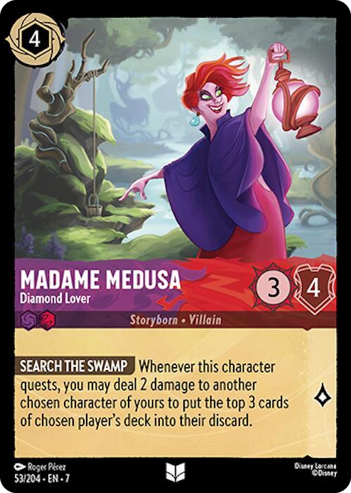 0053 Madame Medusa - Diamond Lover Uncommon Archazia's Island