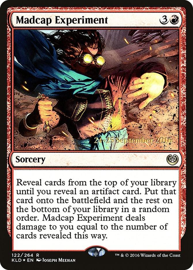 0122 Madcap Experiment R Prerelease Cards