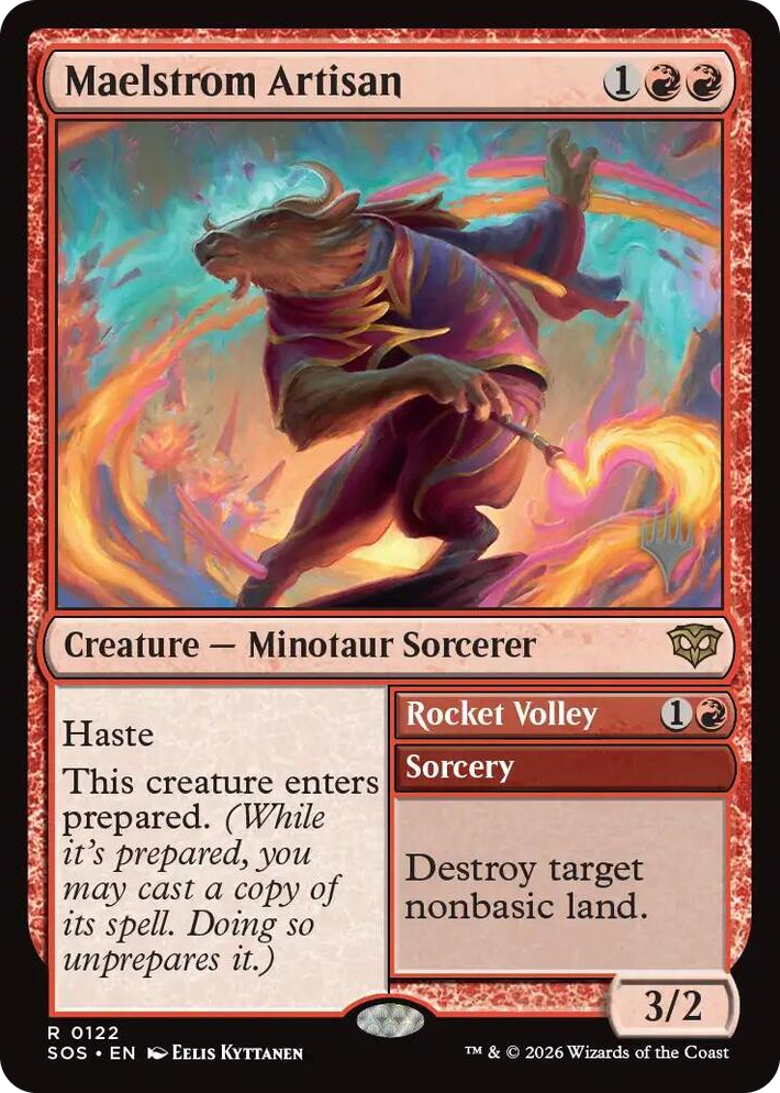 0122 Maelstrom Artisan R Promo Pack: Secrets of Strixhaven
