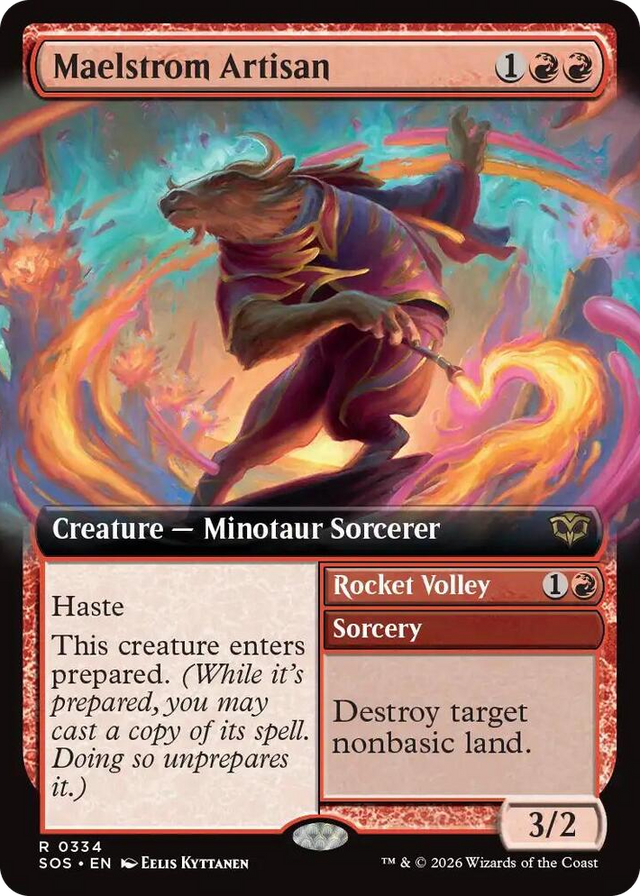 0334 Maelstrom Artisan (Extended Art) R Secrets of Strixhaven