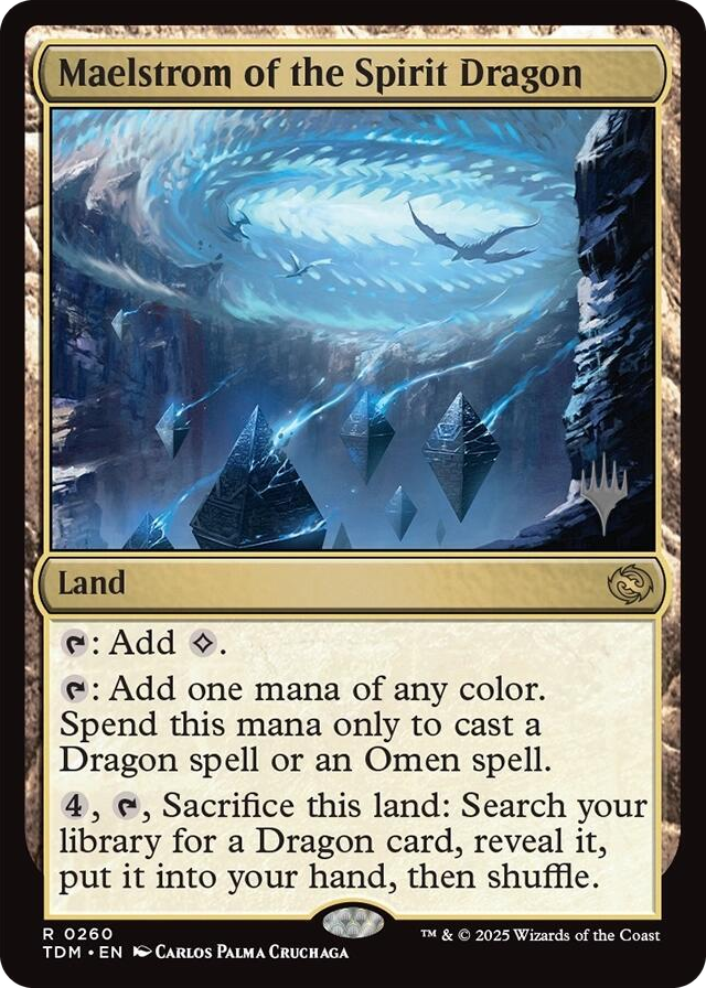 Maelstrom of the Spirit Dragon #260 R - Promo Pack: Tarkir: Dragonstorm Pokemon card