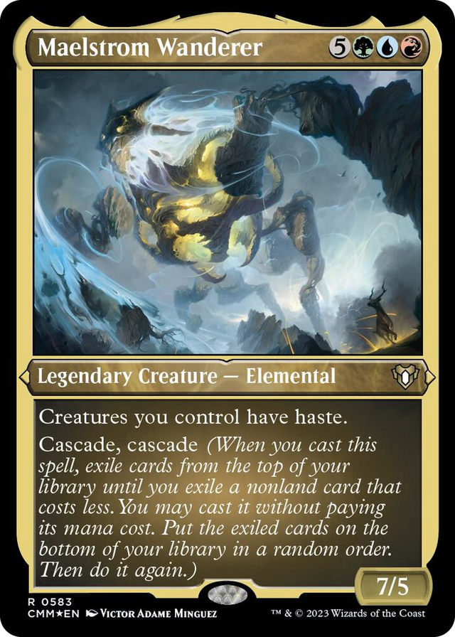0583 Maelstrom Wanderer (Foil Etched) R Commander Masters