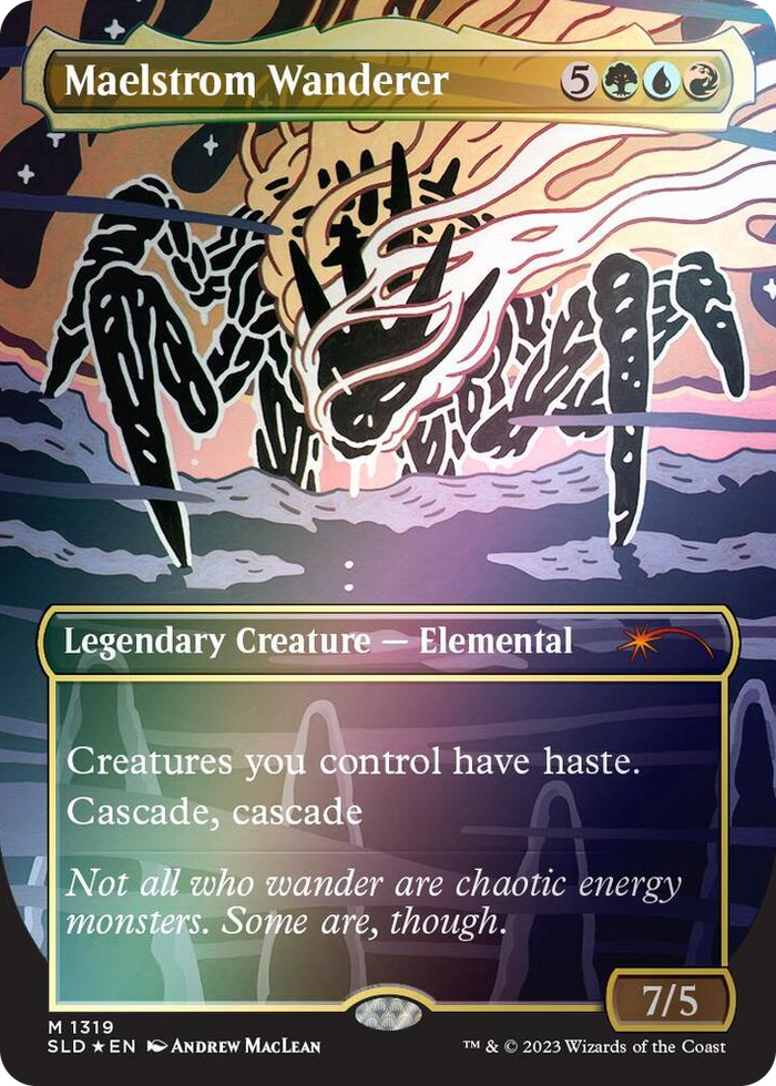 Maelstrom Wanderer (Rainbow Foil) #1319 R - Secret Lair Drop Series Pokemon card