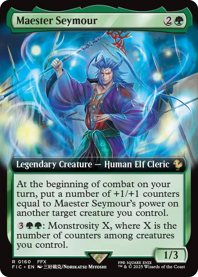 0160 Maester Seymour (Extended Art) R Commander: FINAL FANTASY