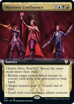0175 Maestros Confluence (Extended Art) R Commander: Streets of New Capenna